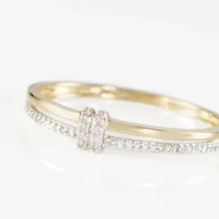 New Histoire d'Or Bague Tharia Or Jaune Diamant