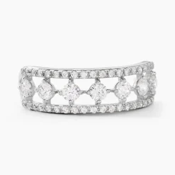 Histoire d'Or Bague The Crown Or Blanc Oxyde De Zirconium* Bagues|Bagues Avec Pierre