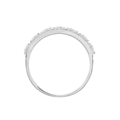 Histoire d'Or Bague The Crown Or Blanc Oxyde De Zirconium* Bagues|Bagues Avec Pierre