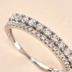 Histoire d'Or Bague The Crown Or Blanc Oxyde De Zirconium* Bagues|Bagues Avec Pierre