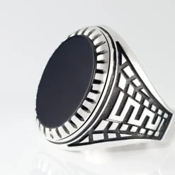 Discount Histoire d'Or Bague Thimeo Argent Blanc Onyx argent blanc onyx noir