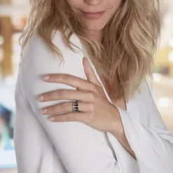 Histoire d'Or Bague Tiana Acier Blanc* Bagues|Bagues Sans Pierre