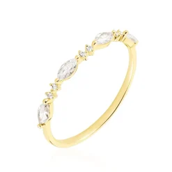 Discount Histoire d'Or Bague Tiara De Zirconium or jaune oxyde
