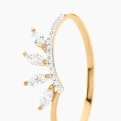 Histoire d'Or Bague Tiara De Zirconium* Bagues|Bagues Avec Pierre