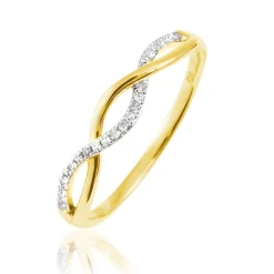 Outlet Histoire d'Or Bague Tilly Or Jaune Diamant