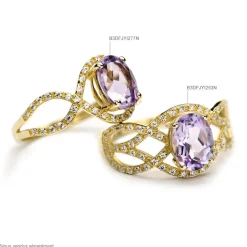 Histoire d'Or Bague Tina Or Jaune Quartz Et Diamant* Bagues|Bagues Avec Pierre