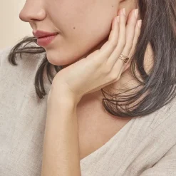 Histoire d'Or Bague Tina Or Jaune Quartz Et Oxyde De Zirconium* Bagues|Bagues Avec Pierre