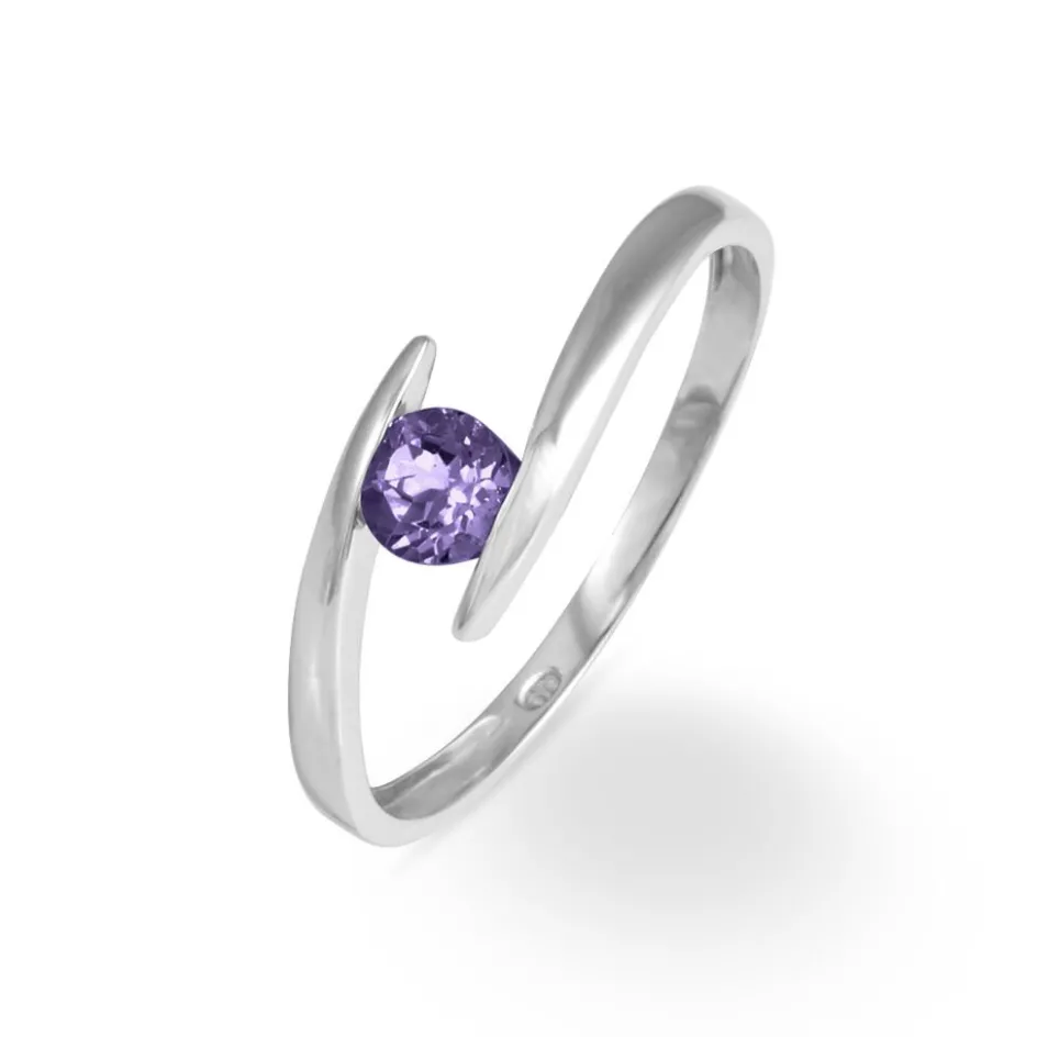 Histoire d'Or Bague Tiphaine Or Blanc Amethyste* Bagues|Bagues Avec Pierre