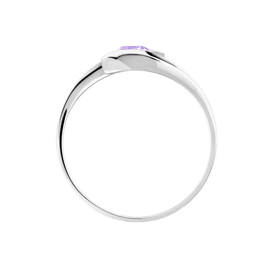 Histoire d'Or Bague Tiphaine Or Blanc Amethyste* Bagues|Bagues Avec Pierre