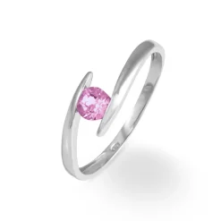 Histoire d'Or Bague Tiphaine Or Blanc Saphir* Bagues|Bagues Avec Pierre