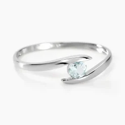 Histoire d'Or Bague Tiphaine Or Blanc Topaze* Bagues|Bagues Avec Pierre