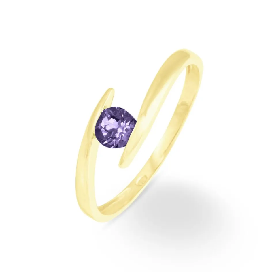 Online Histoire d'Or Bague Tiphaine Or Jaune Amethyste