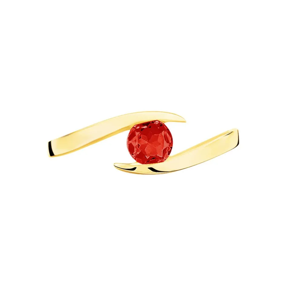Histoire d'Or Bague Tiphaine Or Jaune Rubis* Bagues|Bagues Avec Pierre