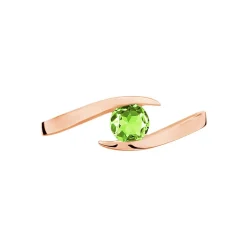Histoire d'Or Bague Tiphaine Or Rose Péridot* Bagues|Bagues Avec Pierre