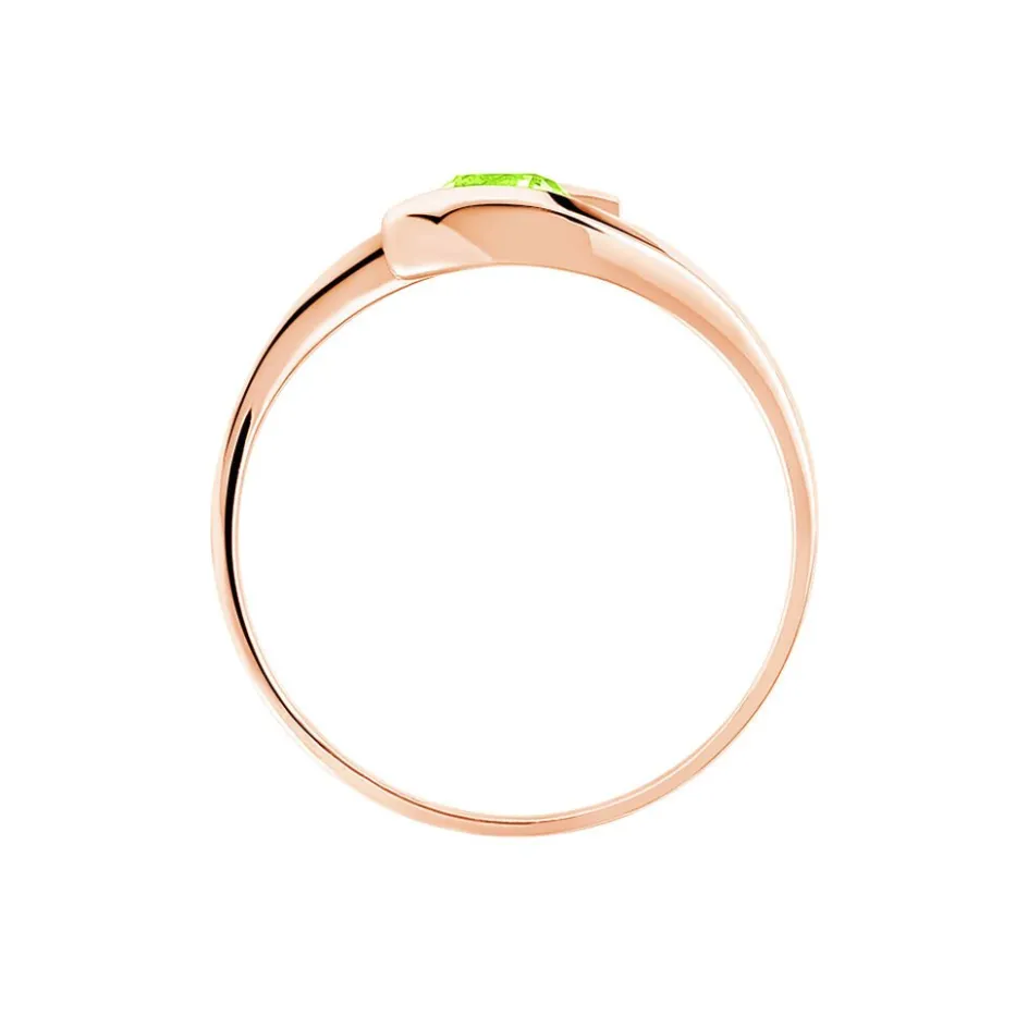 Histoire d'Or Bague Tiphaine Or Rose Péridot* Bagues|Bagues Avec Pierre