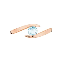 Histoire d'Or Bague Tiphaine Or Rose Topaze* Bagues|Bagues Avec Pierre