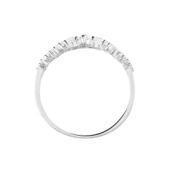 Histoire d'Or Bague Tokyo Or Blanc Oxyde De Zirconium* Bagues|Bagues Avec Pierre