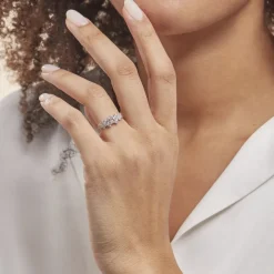 Histoire d'Or Bague Tokyo Or Blanc Oxyde De Zirconium* Bagues|Bagues Avec Pierre