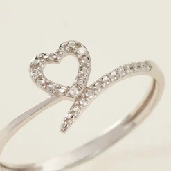 New Histoire d'Or Bague Urias Or Blanc Diamant