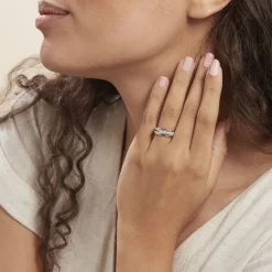 Histoire d'Or Bague Urpa Argent Blanc Oxyde De Zirconium* Bagues|Bagues Fantaisie