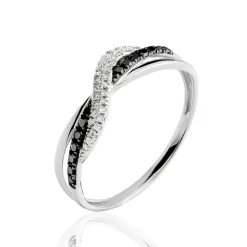 Histoire d'Or Bague Valencia Or Blanc Diamant