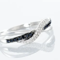Histoire d'Or Bague Valencia Or Blanc Diamant
