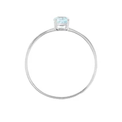 Outlet Histoire d'Or Bague Valentino Or Blanc Topaze or blanc topaze bleu sky