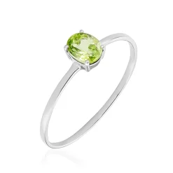Histoire d'Or Bague Valentino Or Blanc Péridot* Bagues|Bagues Avec Pierre