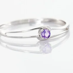 Histoire d'Or Bague Veroucha Or Blanc Amethyste* Bagues|Bagues Avec Pierre