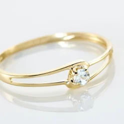 Histoire d'Or Bague Veroucha Or Jaune Topaze or jaune topaze bleue