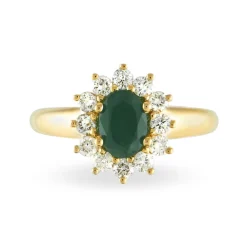 Histoire d'Or Bague Vladimir Or Jaune Emeraude Et Diamant* Bagues|Bagues Avec Pierre