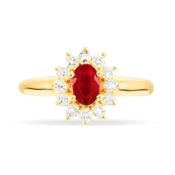 Histoire d'Or Bague Vladimir Or Jaune Rubis Et Diamant* Bagues|Bagues Avec Pierre