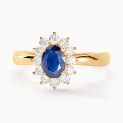 New Histoire d'Or Bague Vladimir or jaune saphir