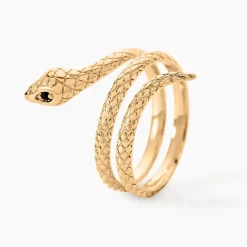 New Histoire d'Or Bague Yasha Plaqué Or Jaune Spinelle Synthétique