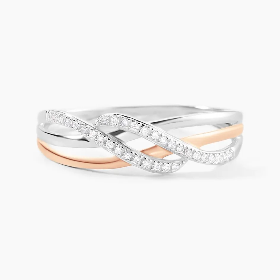 Histoire d'Or Bague Zinna Or Bicolore Diamant* Bagues|Bagues Avec Pierre