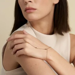 Histoire d'Or Bijou De Main Jaipur Acier Jaune* Bracelets|Bracelets Fantaisie