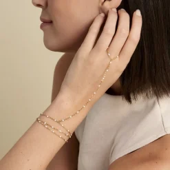 Sale Histoire d'Or Bijou De Main Persia Acier Jaune