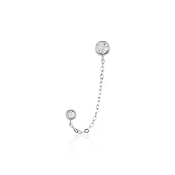 Histoire d'Or Bijou D'oreille Argent Blanc Cheyanne Oxydes De Zirconium* Boucles D'Oreilles|Boucles D'Oreilles Fantaisie