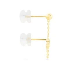 Histoire d'Or Bijou D'oreille Unitaire Camila Or Jaune Oxyde De Zirconium* Boucles D'Oreilles|Piercings D'Oreilles