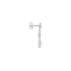 Histoire d'Or Bijou D'oreille Unitaire Kupla Argent Blanc