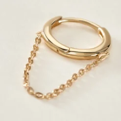 Histoire d'Or Bijou D'oreille Unitaire Or Jaune Brittani* Boucles D'Oreilles|Piercings D'Oreilles