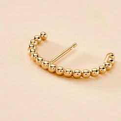 Histoire d'Or Bijou D'oreille Unitaire Pavlova Plaqué Or Jaune* Boucles D'Oreilles|Piercings D'Oreilles