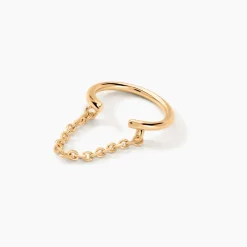 Histoire d'Or Bijou D'oreille Unitaire Silohe Plaqué Or Jaune* Boucles D'Oreilles|Piercings D'Oreilles