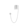 Online Histoire d'Or Bijou D'oreille Unitaire Trina Argent Blanc