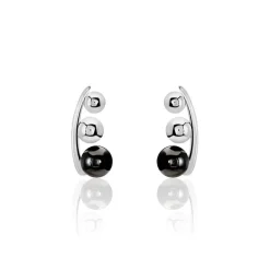 Clearance Histoire d'Or Bijoux D'oreilles Cleya Argent Blanc Céramique