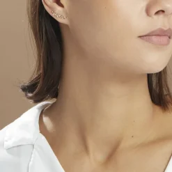 Histoire d'Or Bijoux D'oreilles Eloiza Or Jaune Oxyde De Zirconium* Boucles D'Oreilles|Ear Cuffs