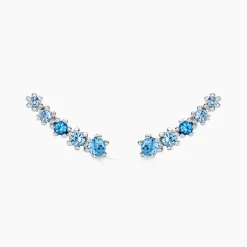 Outlet Histoire d'Or Bijoux D'oreilles Elorine Argent Blanc Oxyde De Zirconium