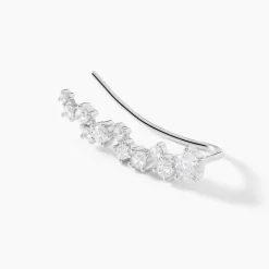 Histoire d'Or Bijoux D¿oreilles Grimpants Enza Argent Blanc Oxyde De Zirconium* Boucles D'Oreilles|Boucles D'Oreilles Fantaisie