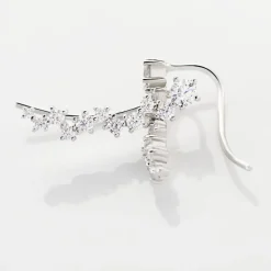 Histoire d'Or Bijoux D¿oreilles Grimpants Enza Argent Blanc Oxyde De Zirconium* Boucles D'Oreilles|Boucles D'Oreilles Fantaisie