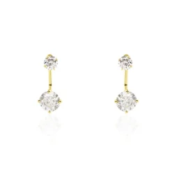 Histoire d'Or Bijoux D'oreilles Or Jaune Nerius Oxyde* Boucles D'Oreilles|Ear Cuffs